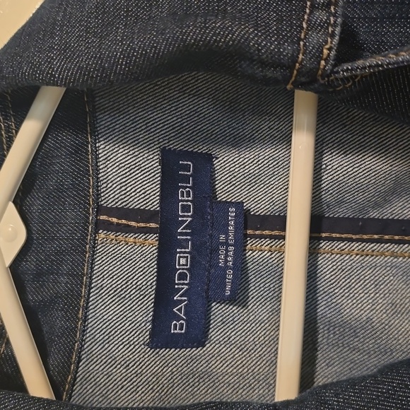 Bandolinoblu  Women's Jean Jacket Size  Small - Picture 3 of 9